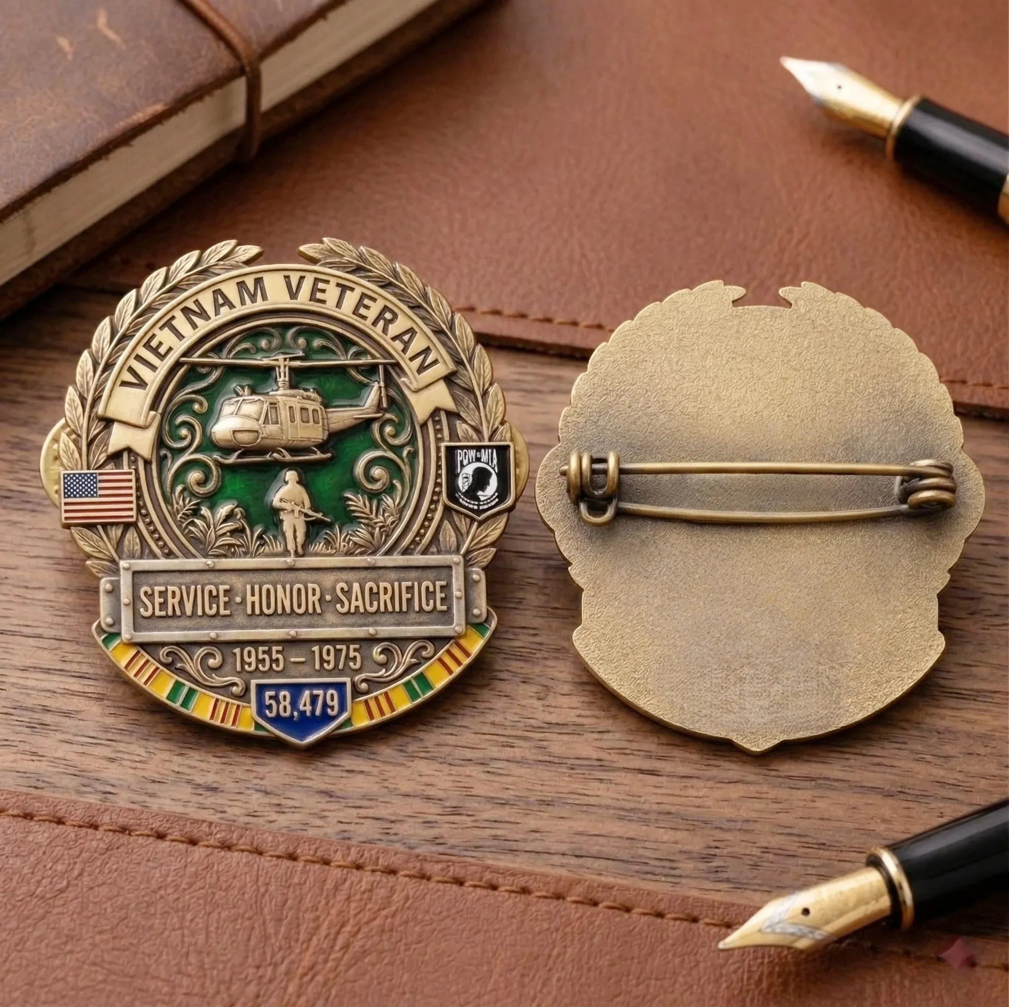 🦅LAST DAY 50% OFF - 🎖️Vietnam Veteran Honor Commemorative Pin