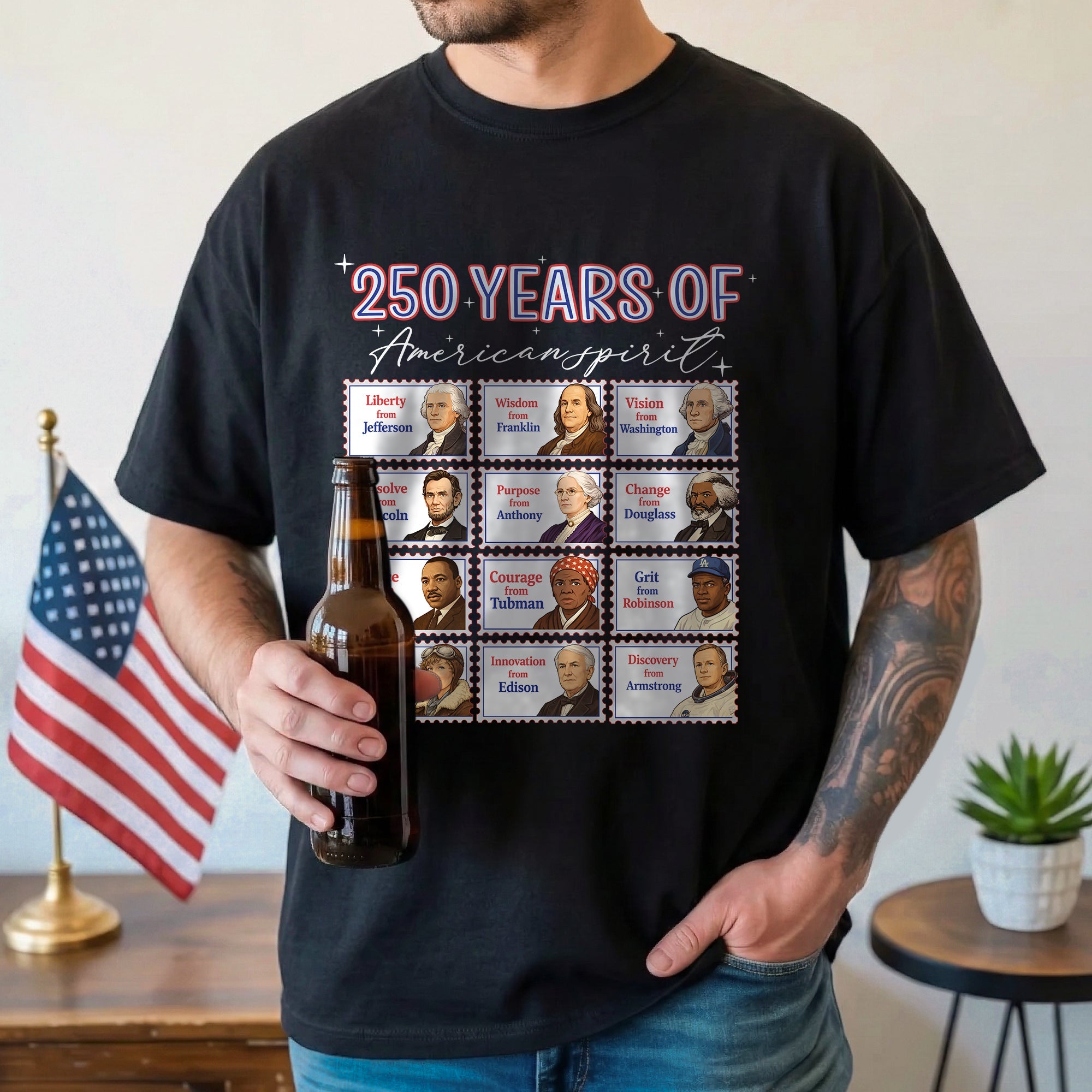 Historical Figures in America 250 Years of American Spirit