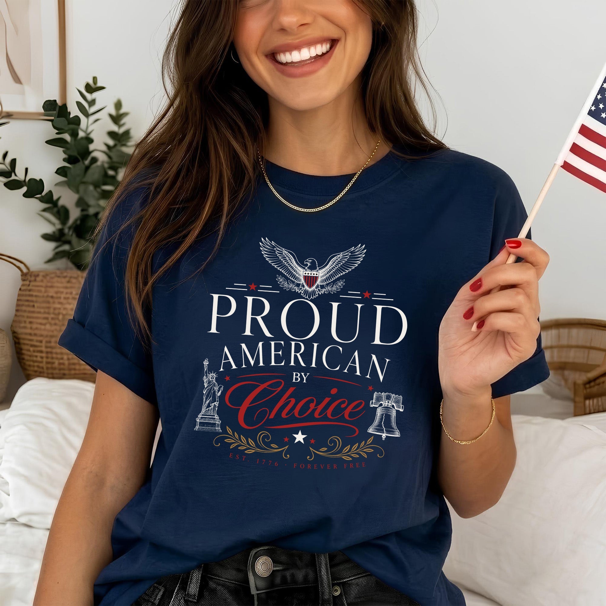 Proud American By Choice, New Citizens of America 250th Anniversary Shirt