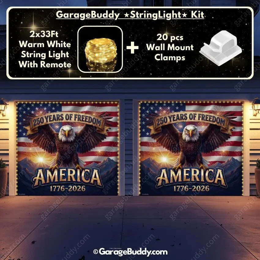America’s 250th Anniversary | Patriotic Garage Door Cover
