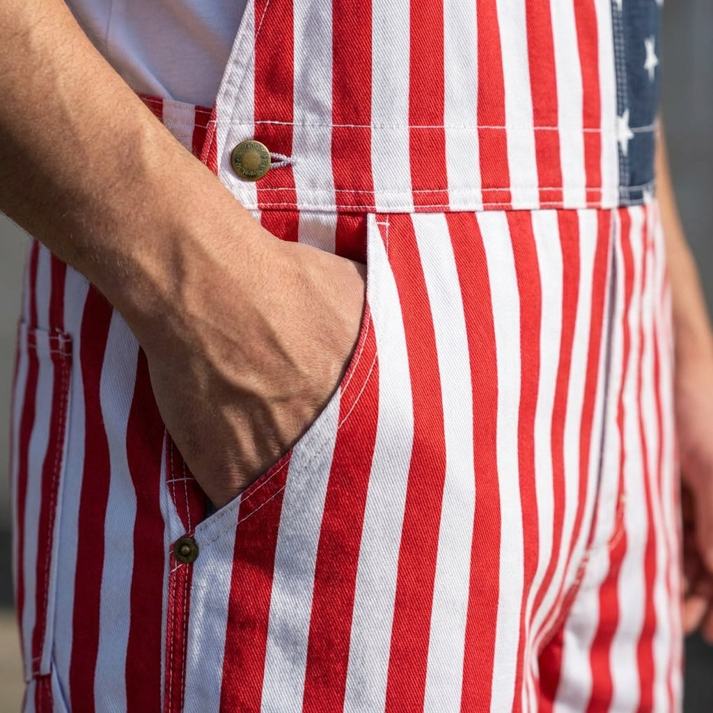 American Flag Overalls Limited-time anniversary sale - 50% off