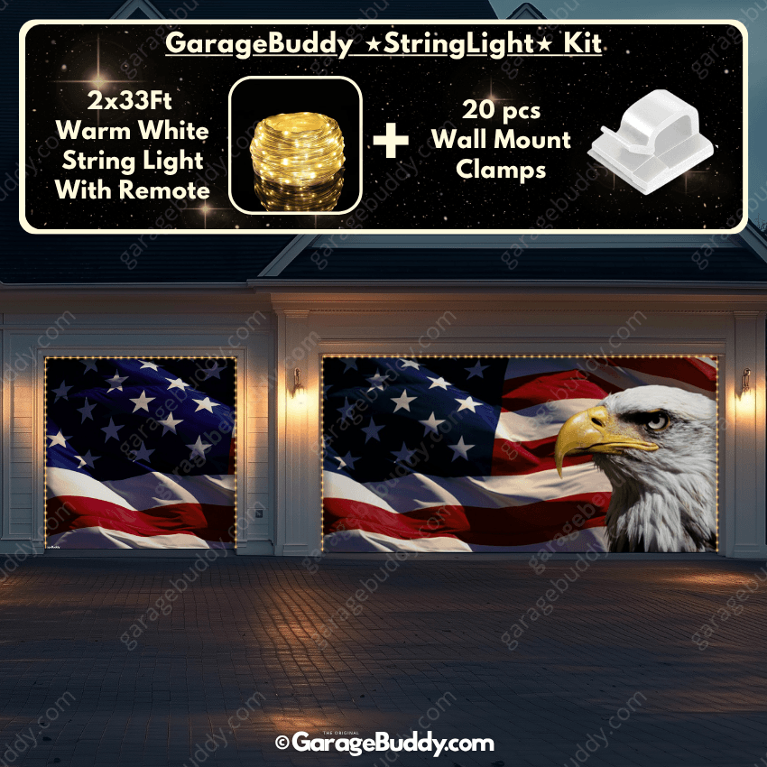 Stars Stripes & Summer Nights | Patriotic Garage Door Cover
