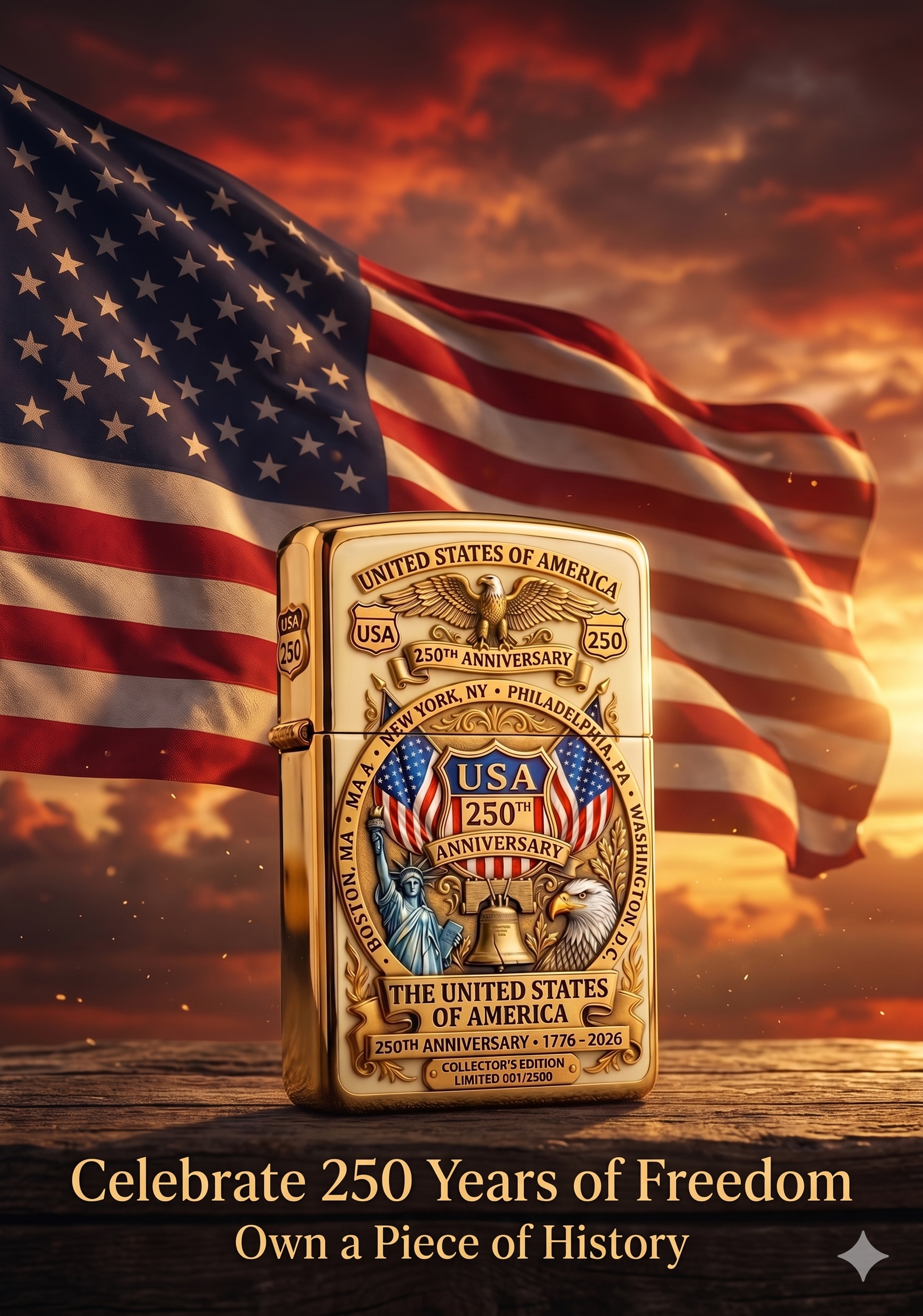 ⚡️Last Day 59% OFF -🎁USA 250th Anniversary Lighter