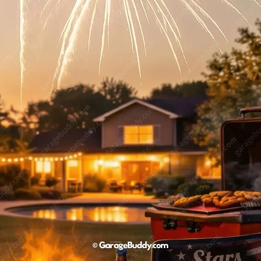 Stars Stripes & Summer Nights | Patriotic Garage Door Cover