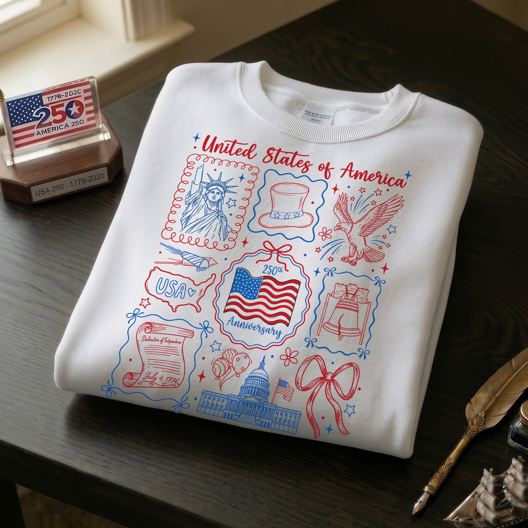 United States of America New Era, America Semiquincentennial Comfort Color Shirt