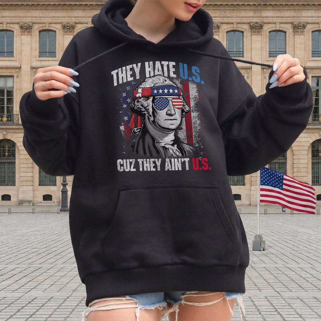 250th They Hate Us Cuz They Ain't Us USA American Flag