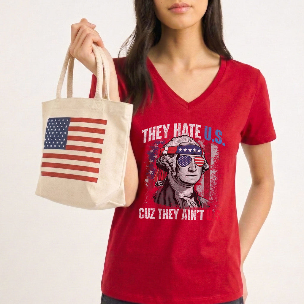 250th They Hate Us Cuz They Ain't Us USA American Flag