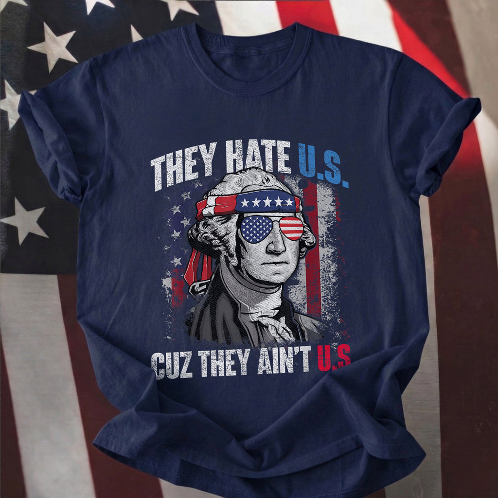 250th They Hate Us Cuz They Ain't Us USA American Flag