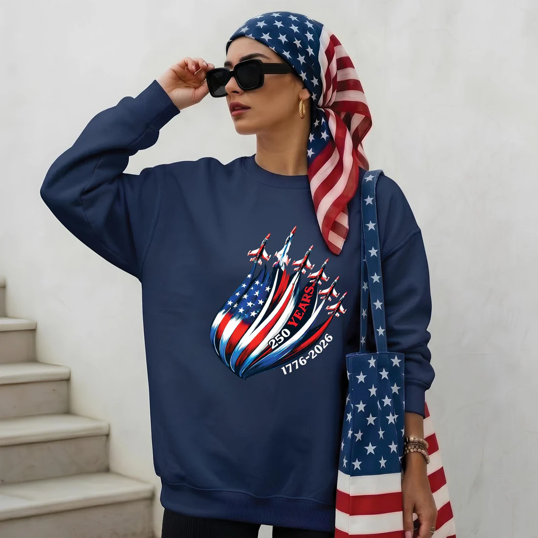 USA 250th Anniversary Shirt 1776–2026 – Patriotic American Flag Jet Unisex