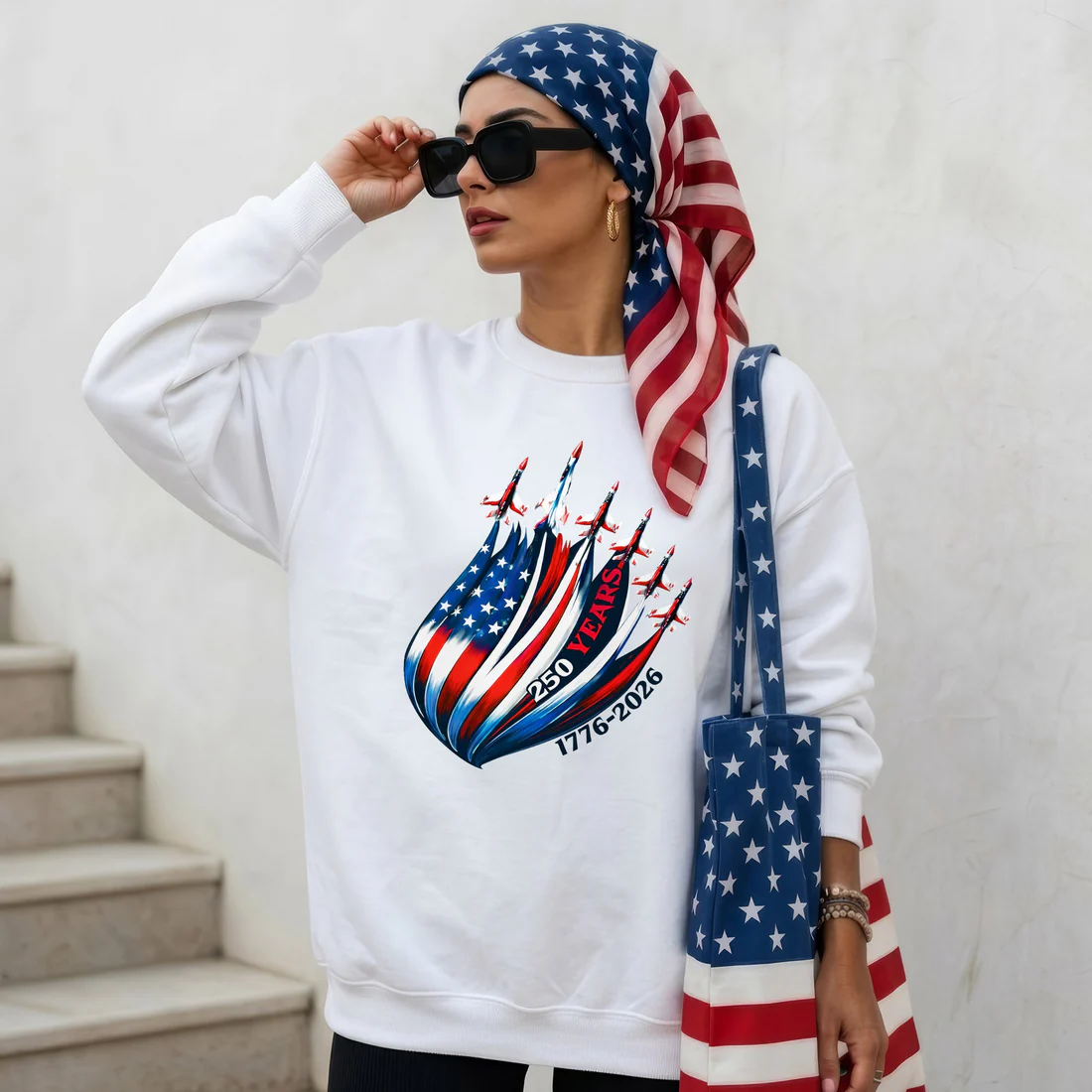 USA 250th Anniversary Shirt 1776–2026 – Patriotic American Flag Jet Unisex
