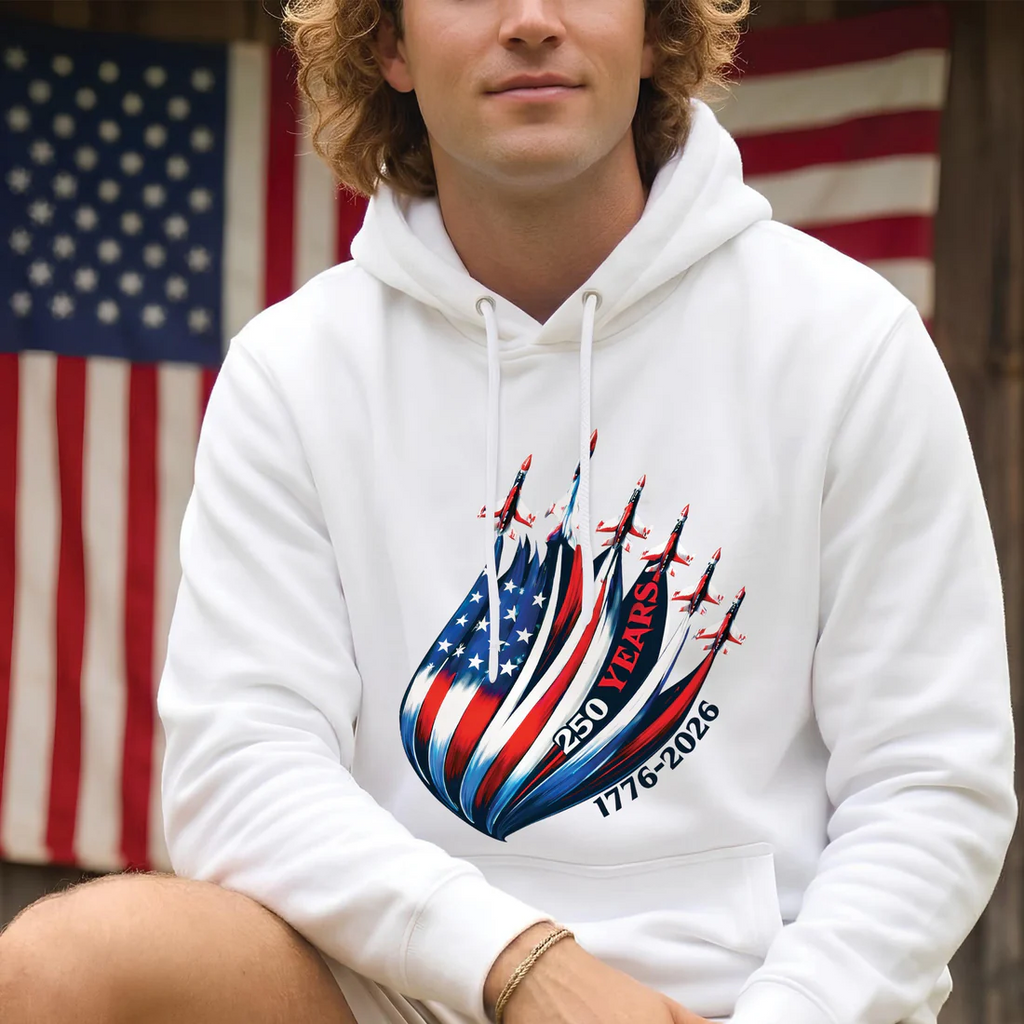 USA 250th Anniversary Shirt 1776–2026 – Patriotic American Flag Jet Unisex