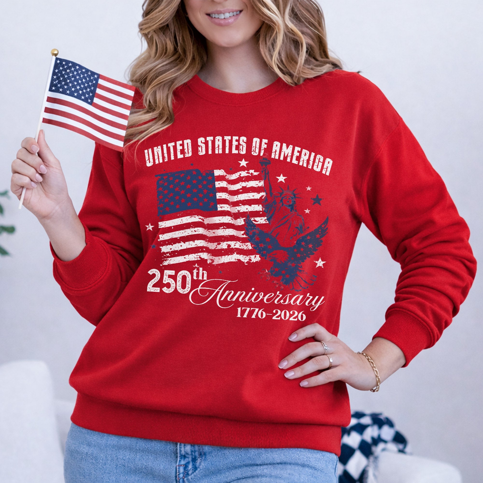 250th Anniversary Shirt Patriotic Vintage Flag 4th of July Independence