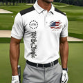US 250th Anniversary Print Men's Polo Shirt