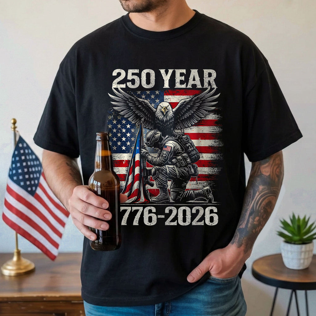 250 Years 1776 2026 250th Vintage 4th July Independence