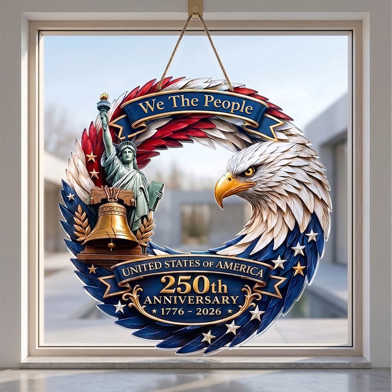 "America 250th Anniversary" Acrylic Ornament — 1776–2026 Patriotic Theme