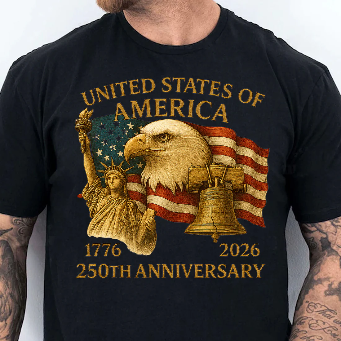 250 Years Anniversary USA Freedom