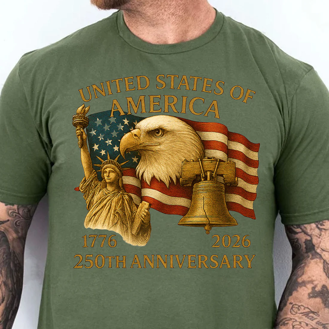 250 Years Anniversary USA Freedom