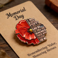 Unisex US Red Friday Exquisite Brooch
