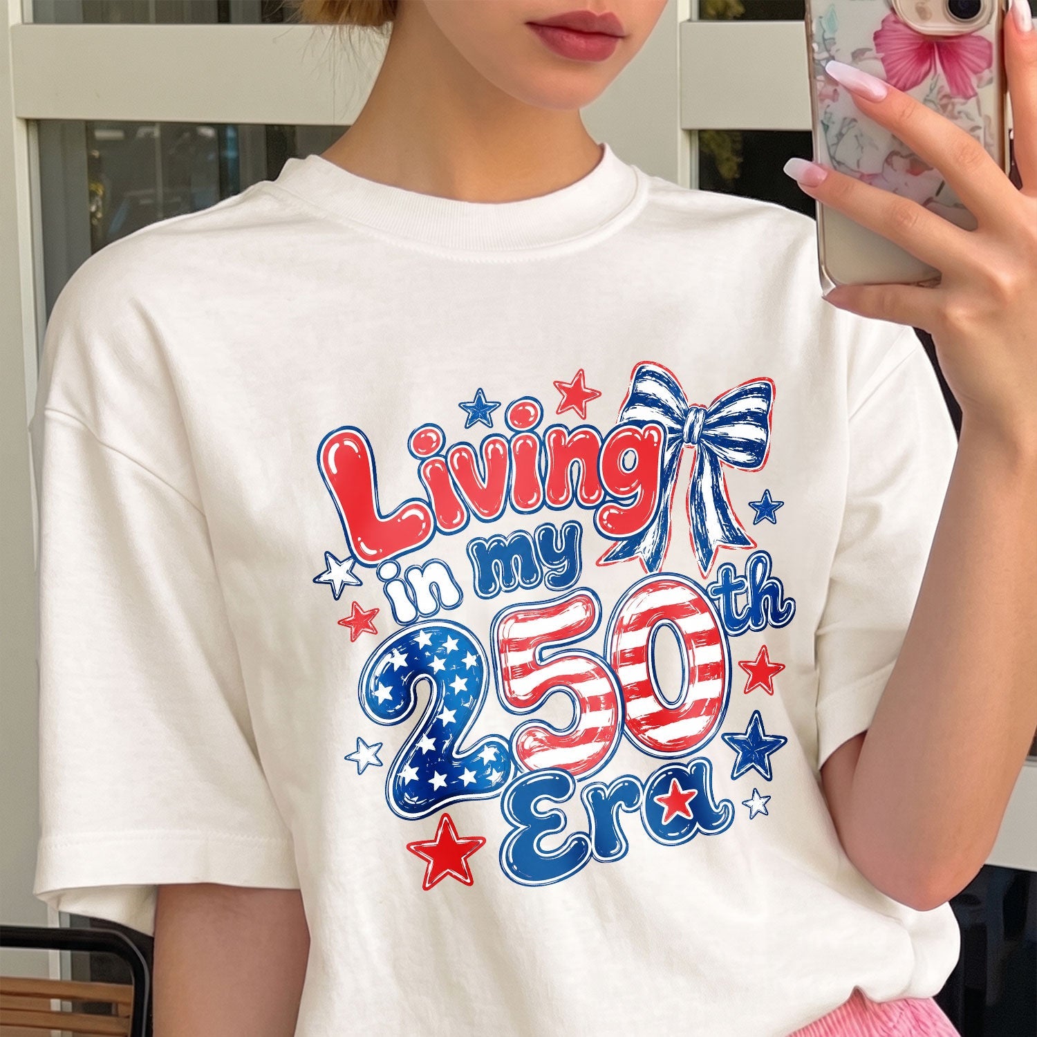 Living in my 250th ERA, America Semiquincentennial Comfort Colors Shirt
