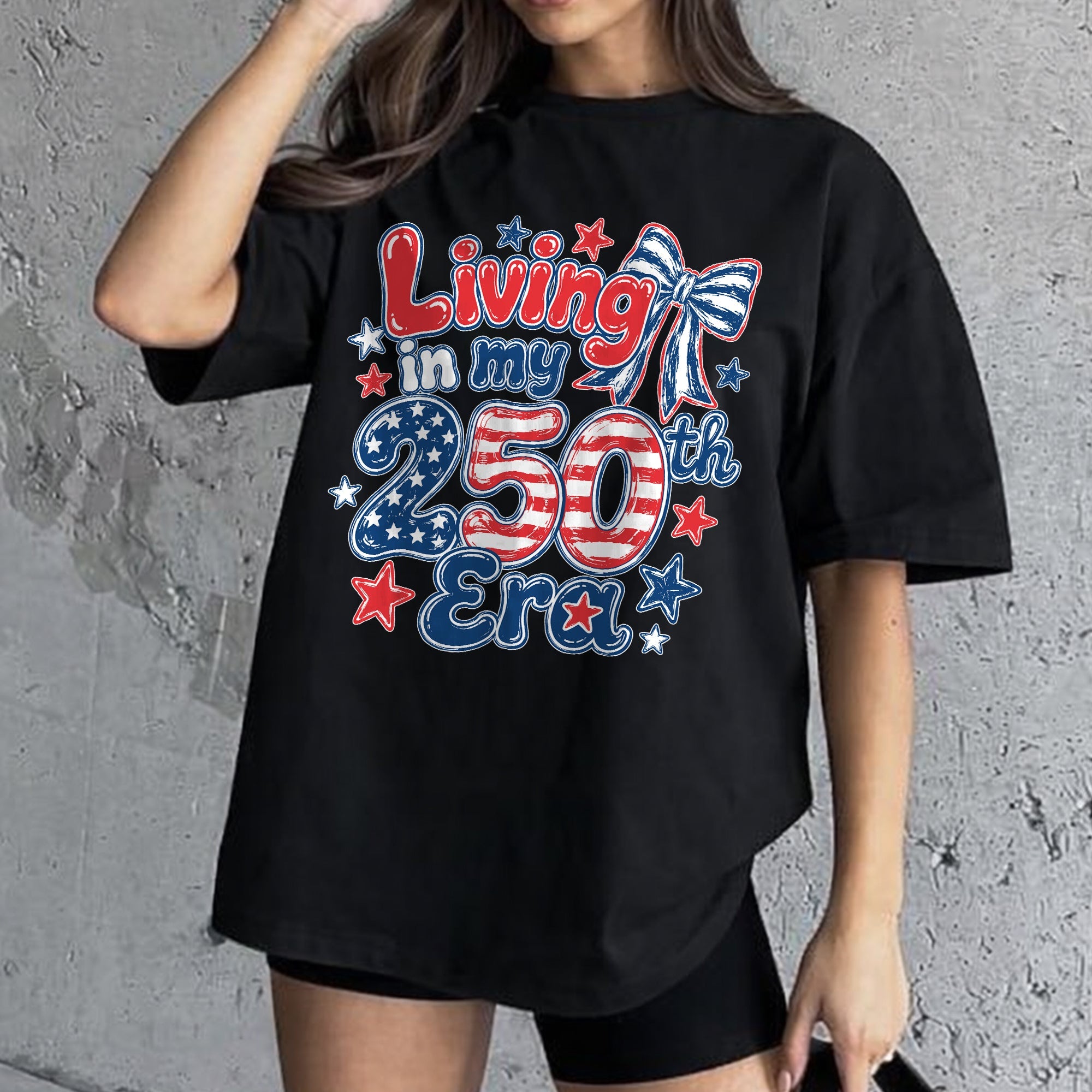 Living in my 250th ERA, America Semiquincentennial Comfort Colors Shirt