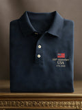 Men's Business America Anniversary Short-Sleeve Polo Shirt