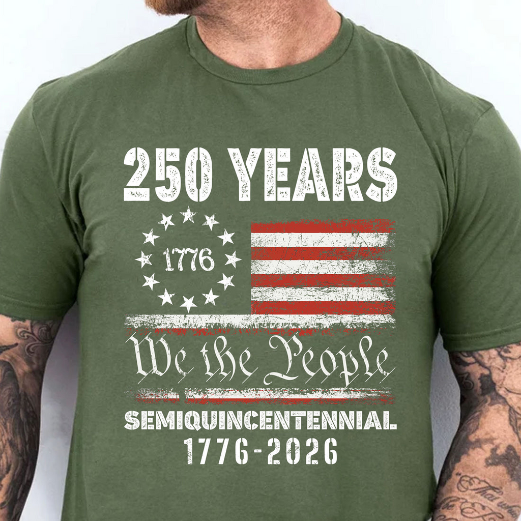 1776 We The People 250 Years Semiquincentennial USA