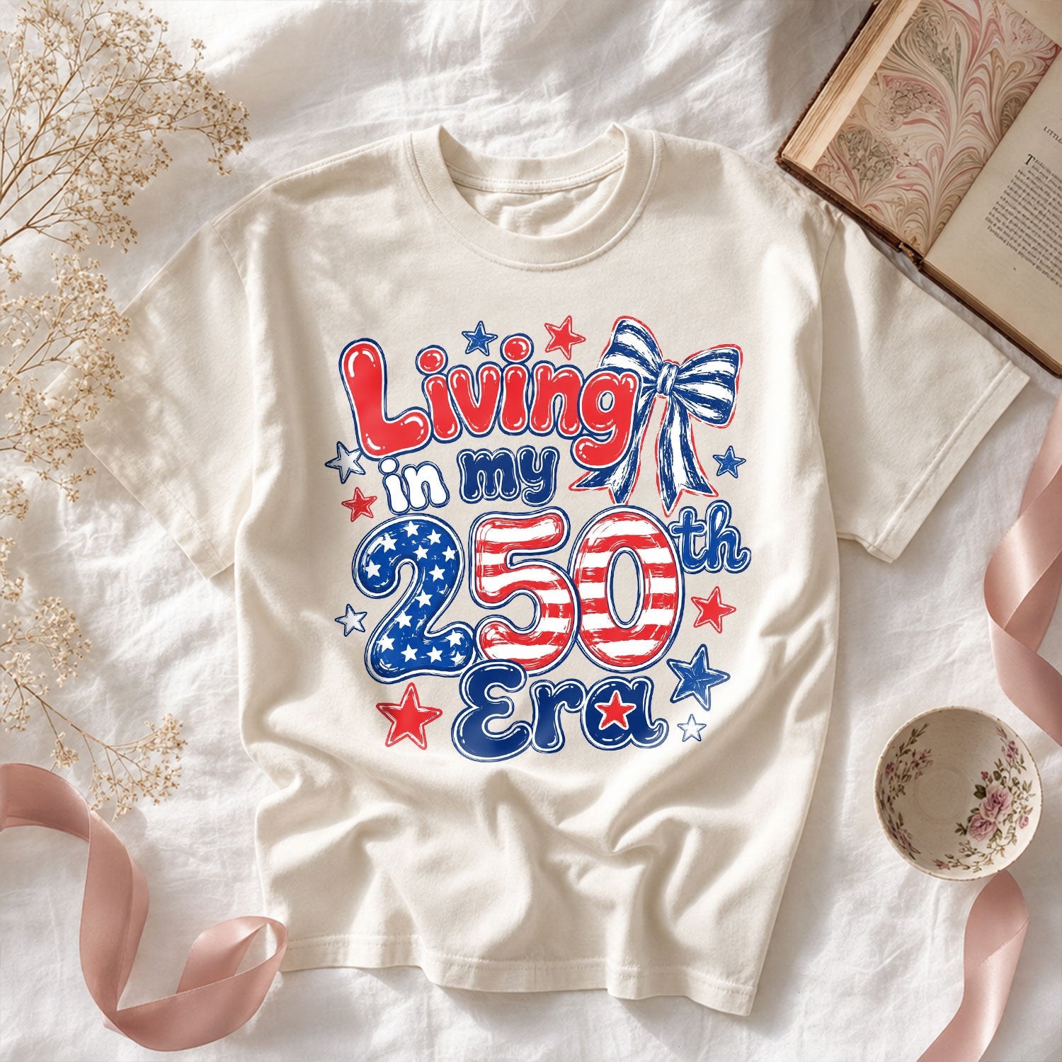 Living in my 250th ERA, America Semiquincentennial Comfort Colors Shirt