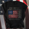 Betsy Ross Flag Infographic 250th Vintage
