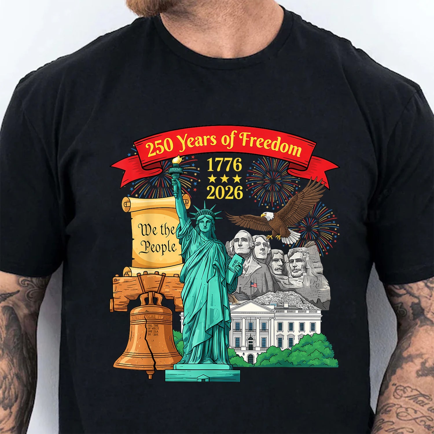 Patriotic 4th of July 1776–2026 America 250th Anniversary