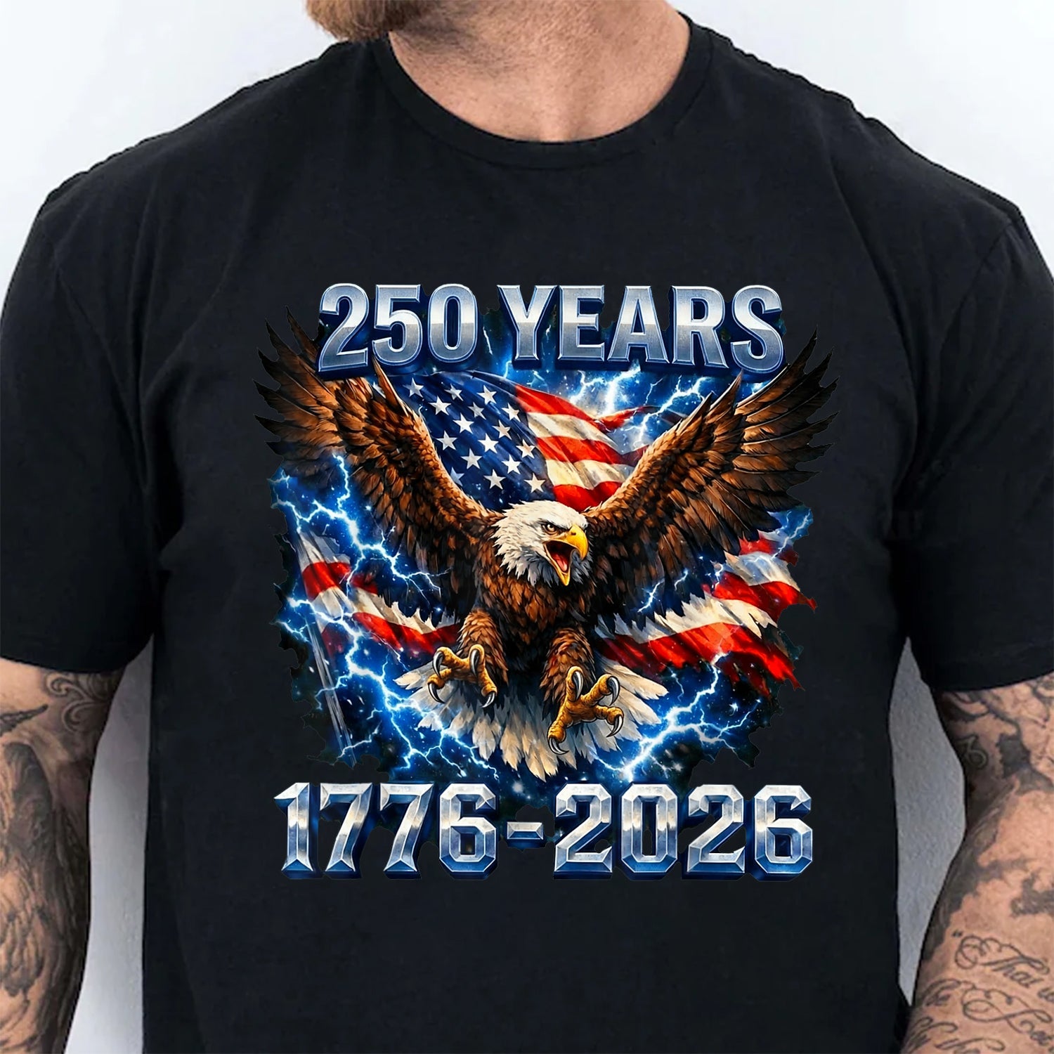 Patriotic 4th of July 1776–2026 America 250th Anniversary