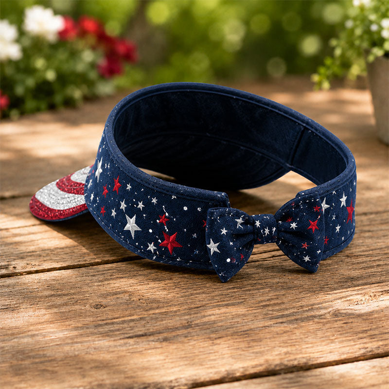 250th Anniversary American Flag Sequin Visor