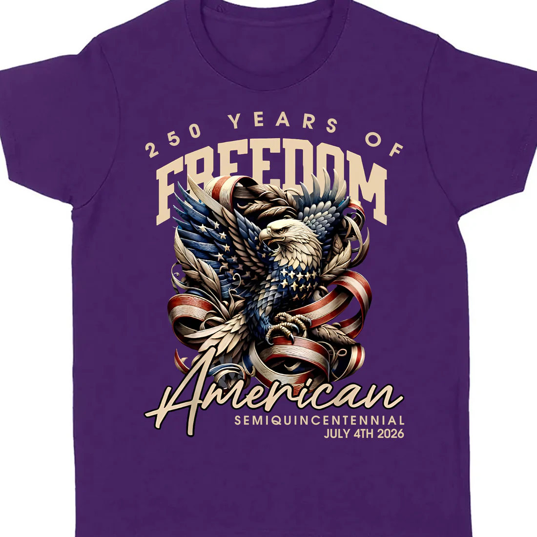 250 Years Of Freedom American Semiquincentennial 4th Of July