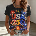 Women's 250th Anniversary Art Print Casual T-Shirt