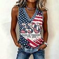 Women's US 250th Anniversary Art Printed Tank Top