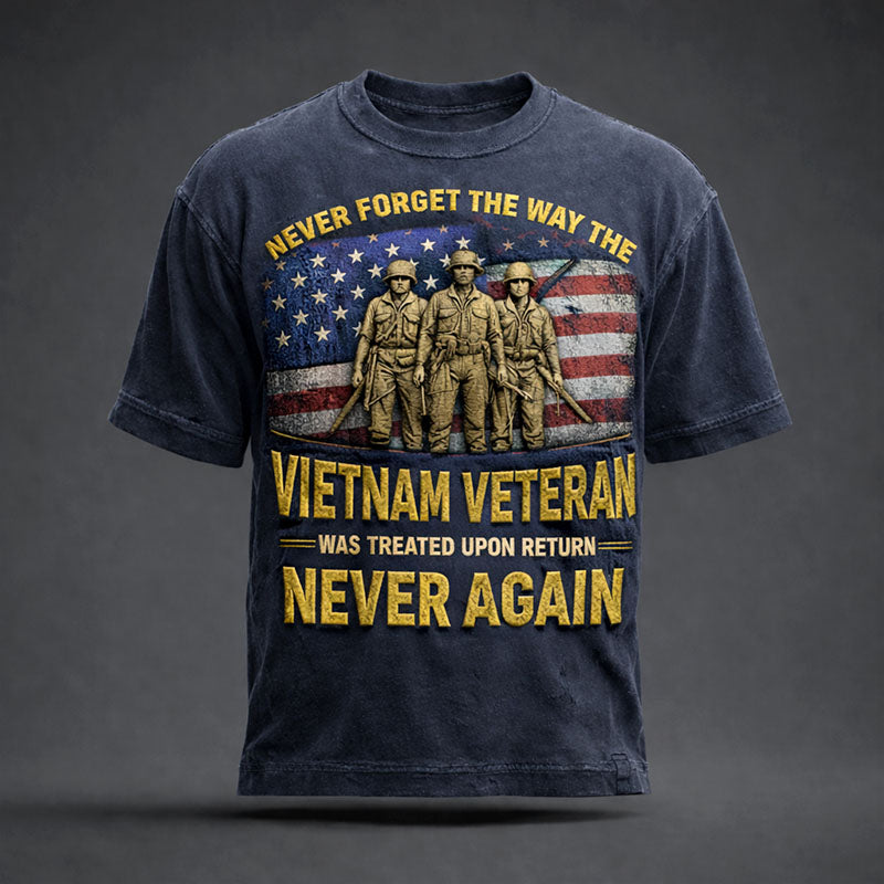 Vietnamese Veterans  Printed T-Shirt