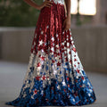 Women's 250th Anniversary Printed Casual Skirt