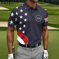 US 250th Anniversary Print Men's Polo Shirt
