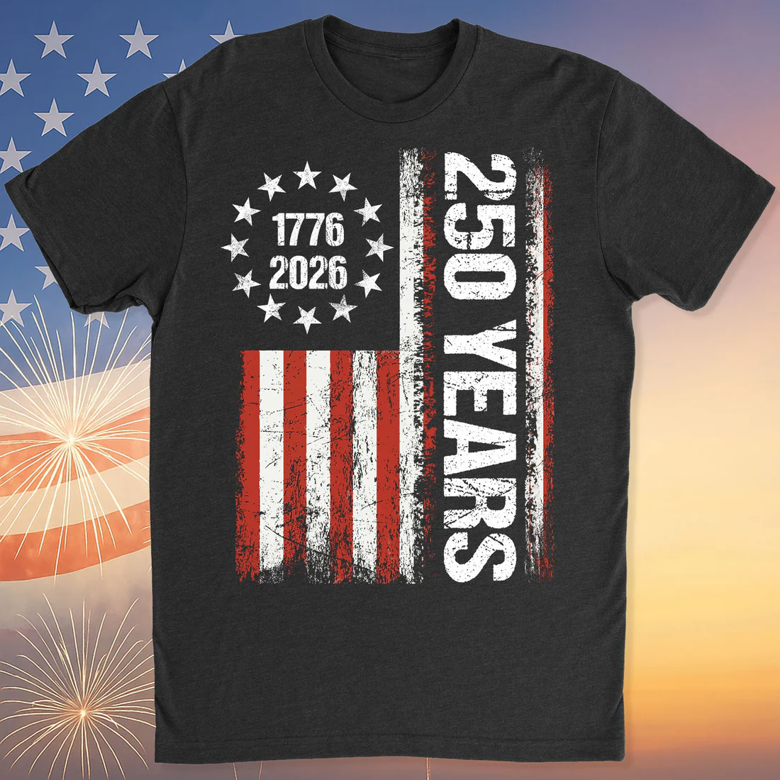 Patriotic 4th of July 1776–2026 America 250th Anniversary
