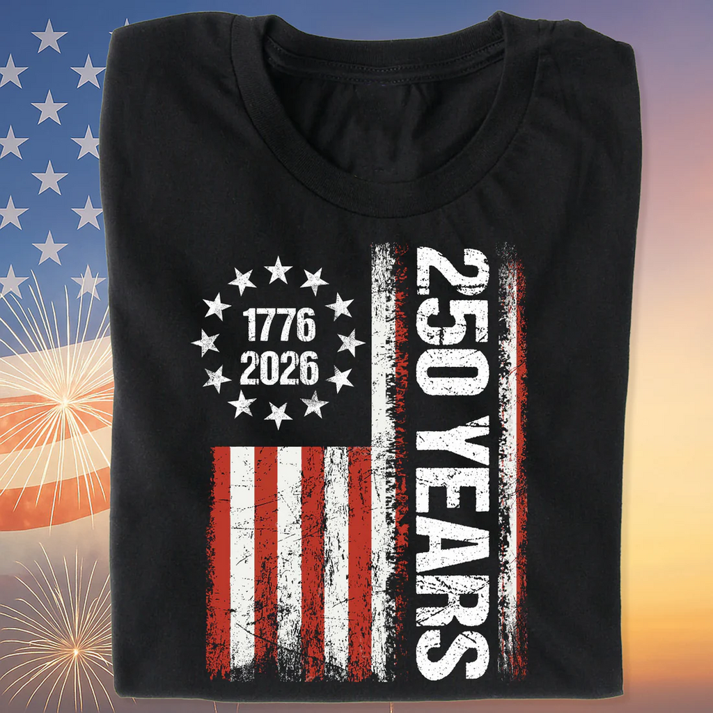 Patriotic 4th of July 1776–2026 America 250th Anniversary