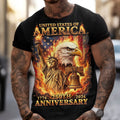 United States of America 250th Anniversary Hoodie 1776–2026 Patriotic Eagle Statue of Liberty USA Independence T Shirt Gift For Veteran