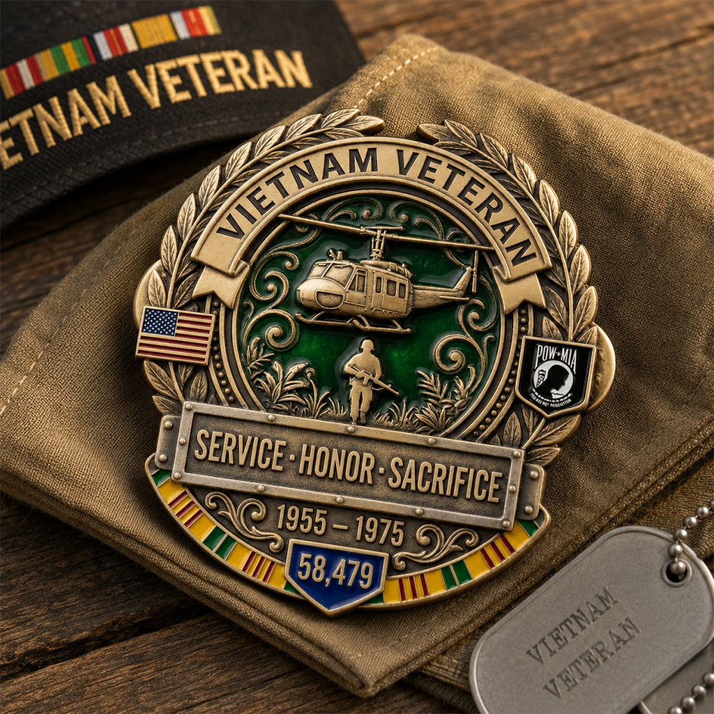 🦅LAST DAY 50% OFF - 🎖️Vietnam Veteran Honor Commemorative Pin