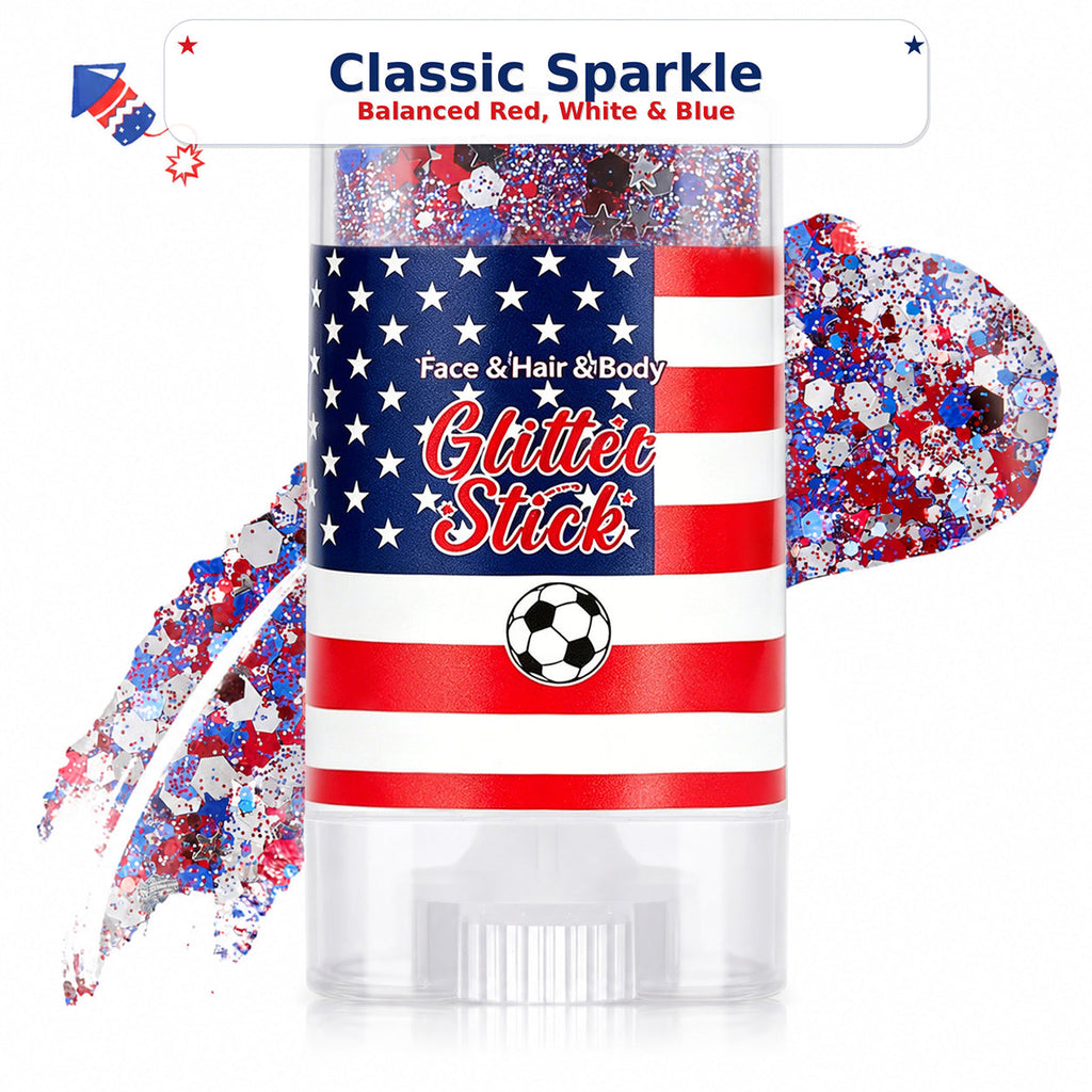 🔥50% OFF 🔥 2026 Independence Day Glitter Stick – Red, White & Blue Sparkle 🎆