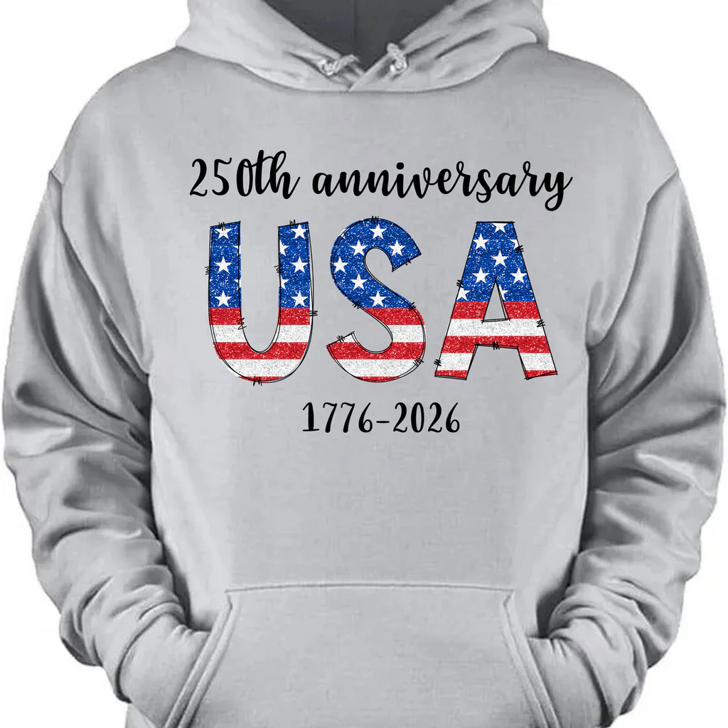 Happy 250 Years Birthday USA Shirt | America Anniversary | 4th of July Shirt | Independence Day Shirt