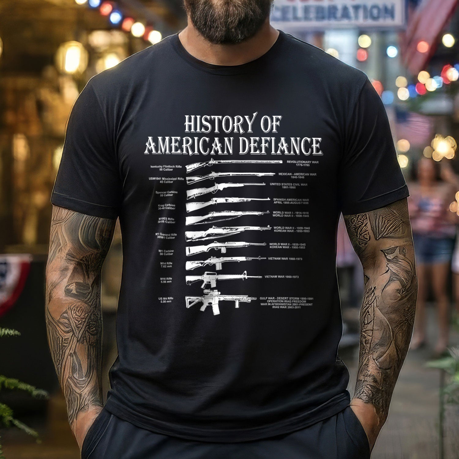 US Rifles Played a History of American Defiance Guns